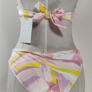 Emilio Pucci Pink and Yellow Bikini